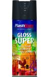 PlastiKote | Gloss Super Spray Black 400ml