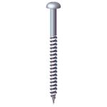 Twin Threaded | Roundhead Woodscrew | TIMco-10G x 1"