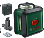 Bosch Green Universal Level 360 Cross Line Laser With Tripod & Clamp