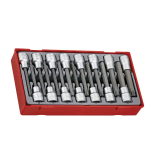 TengTools Socket Set 1/2 inch drive Hex/TX 15pcs