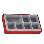 TengTools 7 Compartment Empty Storage Tray