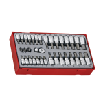 TengTools Socket Set 1/4 and 3/8 inch dr Bits