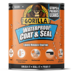 Gorilla | Waterproof Coat & Seal Liquid Rubber Coating Black 473ml