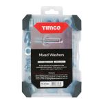 Timco Mixed Tray Washers ZINC 291 Pieces