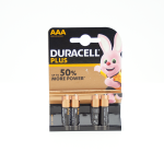 Duracell Plus AAA Batteries 4 Pack
