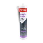 Timco Acrylic Caulk White 300ml