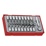 TengTools Socket Set 3/8 inch Drive 30 Pieces