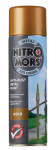 Nitromors | Anti-Rust Smooth Metal Paint Aerosol Gold 500ml