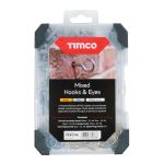 Timco | Mixed Tray - Hooks & Eyes | 133 Pieces