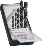 Bosch | 5-piece Robust Line brad point drill bit set 4 - 10 mm