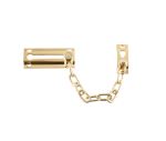 Security Door Chain | Polished Brass