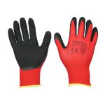 Timco Toughlight Grip Gloves Sandy Latex Coated Polyester
