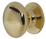 Traditional Cupboard Knob | 32mm Polished brass