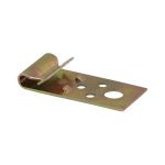 Timco Vertical Flange Clips Yellow 20 x 42