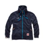 Vintage Zip Thru Fleece (Blue) | Scruffs
