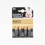Duracell Plus AA Batteries 4 Pack