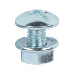 Cable Tray Bolts & Hex Flange Nut | Zinc Plated