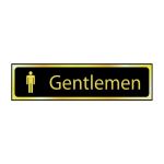 'Gentlemen' Sign Self Adhesive PVC