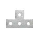 4 Hole Flat T Bracket 89 X 138 HDG
