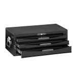 TengTools Tool Box Middle Box Black 3 Drawer