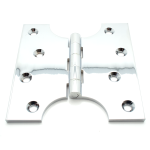 Parliament Hinge | Chrome / Brass