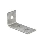 Right Angle 3 Hole Bracket | 57 x 90mm | HDG