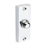 Traditional Door Bell Push | Polished Chrome