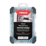 Timco Mixed Tray Woodscrews ZINC 340 Pieces