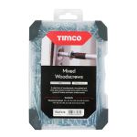 Timco | Mixed Tray – Woodscrews - ZINC | 340 Pieces