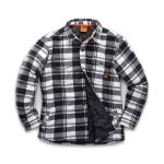 Scruffs | Worker Padded Checked Shirt Black/White