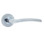 Lorenzo Door Handle | Polished Chrome/Satin Chrome