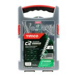 Timco | C2 Strong-Fix Exterior Multi-Purpose Premium Screws PZ Double Countersunk Silver | Grab Pack
