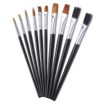 Harris Flat Artists Brushes | 10 Pack