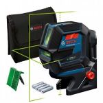 Bosch GCL 2-50 G Combi Laser (Green Line), With Batteries And Laser Target Plate