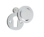 Round Covered Escutcheon | Polished Chrome