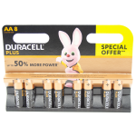 Duracell Plus AA Batteries 8 Pack