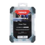 Timco Mixed Tray Hose Clips 25 Piece
