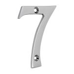 Door Numeral 7 - Polished Chrome