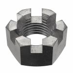 Castle Nuts | Bright Mild Steel