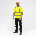 Timco Hi-Visibility Polo Shirt Short Sleeve Yellow
