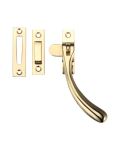 Bulb End Casement Fastener Offset | Polished Brass