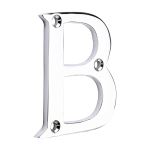 Door Letter B - Polished Chrome