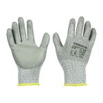 Timco Medium Cut Gloves PU Coated HPPE Fibre with Glass Fibre