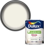 Dulux Quick Dry Gloss Jasmine White 750ml