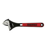 TengTools Adjustable Wrench TPR Grip 10 inch