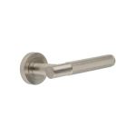 Jedo Bari Knurled Door Handle | Satin Nickel 