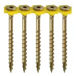 Timco | Collated Flooring Screws - SQ - Countersunk - Yellow | 1000