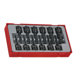 TengTools Impact Socket Set 1/2in drive TX 12pcs