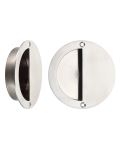 Half Moon Flush Pull 90mm | Satin Stainless