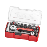 TengTools Socket Set 1/4 inch Drive 15 Pieces